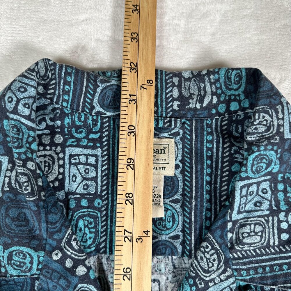 L.L. Bean Shirt Men Size XL Classic Fit Short Sleeve 100% Cotton Single Pocket - Picture 9 of 10